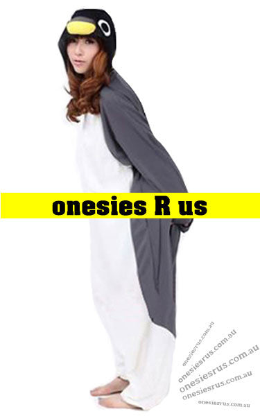 Penguin Onesie Grey Onesies R Us Animal Onesies Kigurimi 